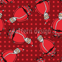 patterned-wallpaper-dotty-santa-rot