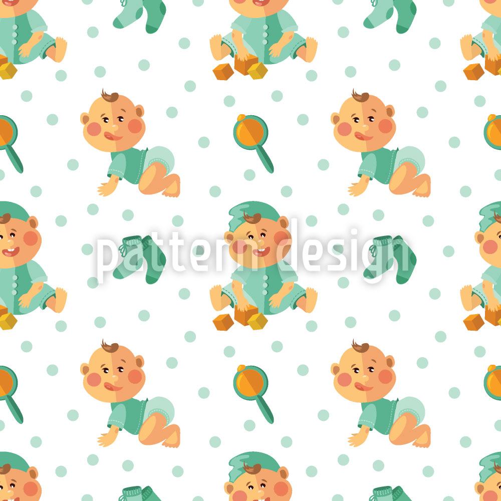 patterned-wallpaper-baby-boy-and-toy