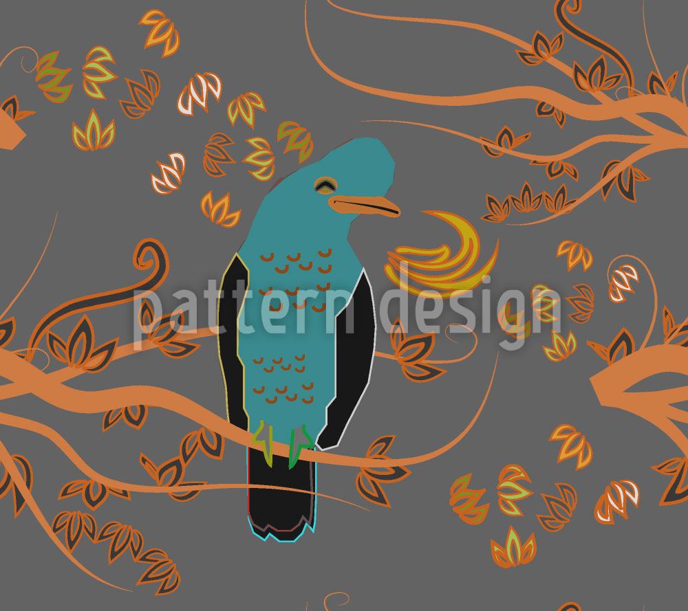 patterned-wallpaper-peruvian-paradise-bird