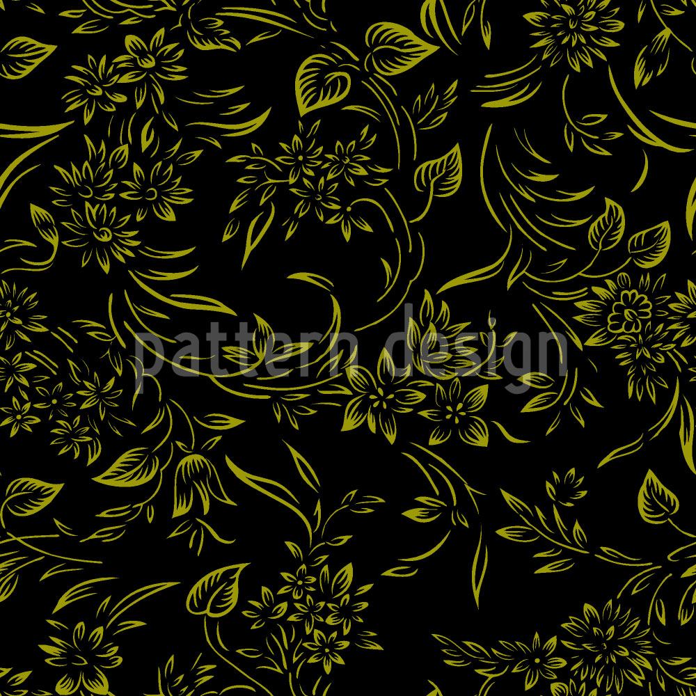 patterned-wallpaper-breakfast-in-gent-gold