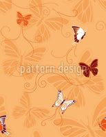 patterned-wallpaper-butterflies-orange