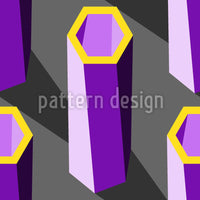 patterned-wallpaper-hexagon-pillars