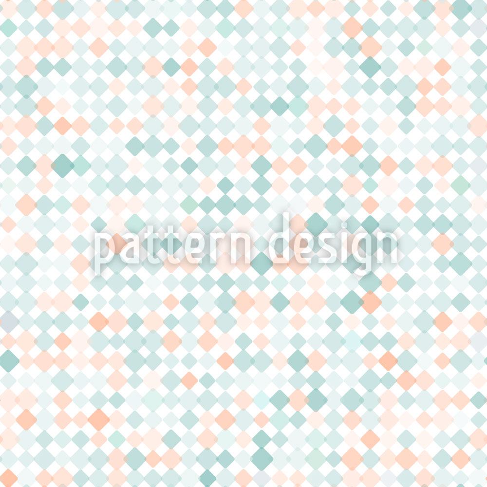 patterned-wallpaper-delicate-diamond-mosaic