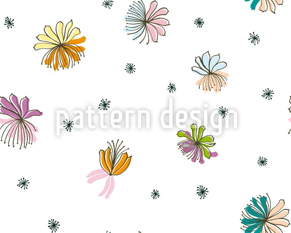 patterned-wallpaper-filigree-blossoms