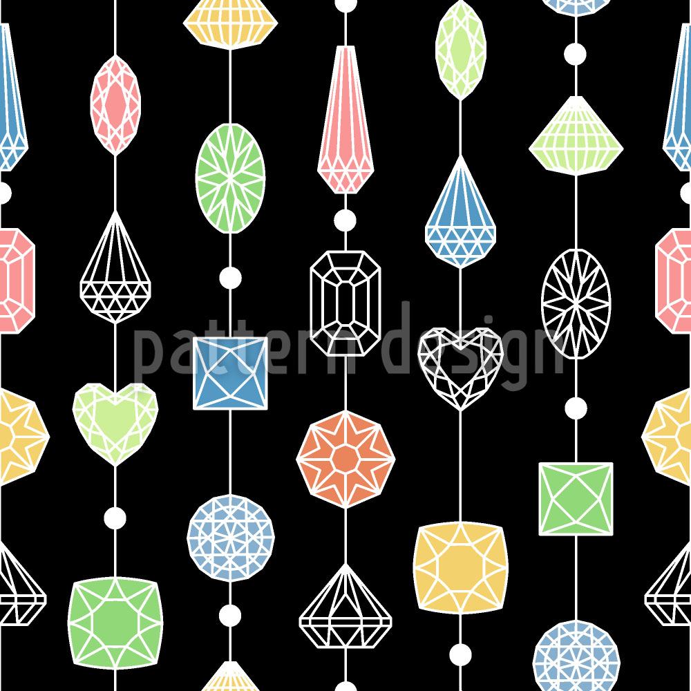 patterned-wallpaper-jewelry-curtain