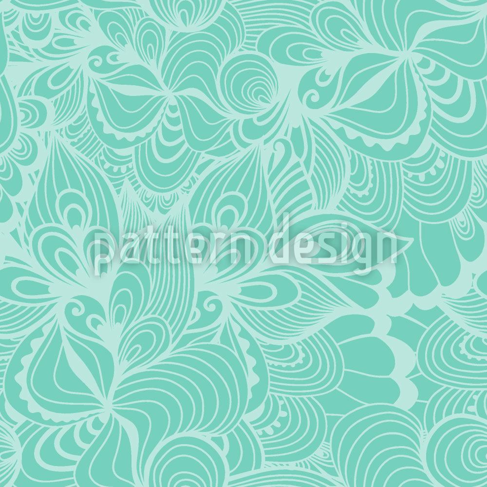 patterned-wallpaper-aqua-floral