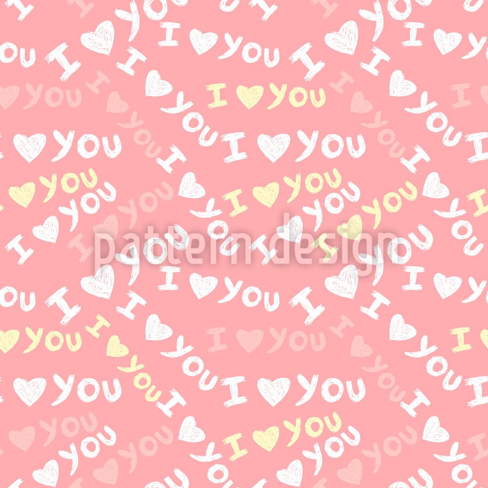 patterned-wallpaper-i-love-you