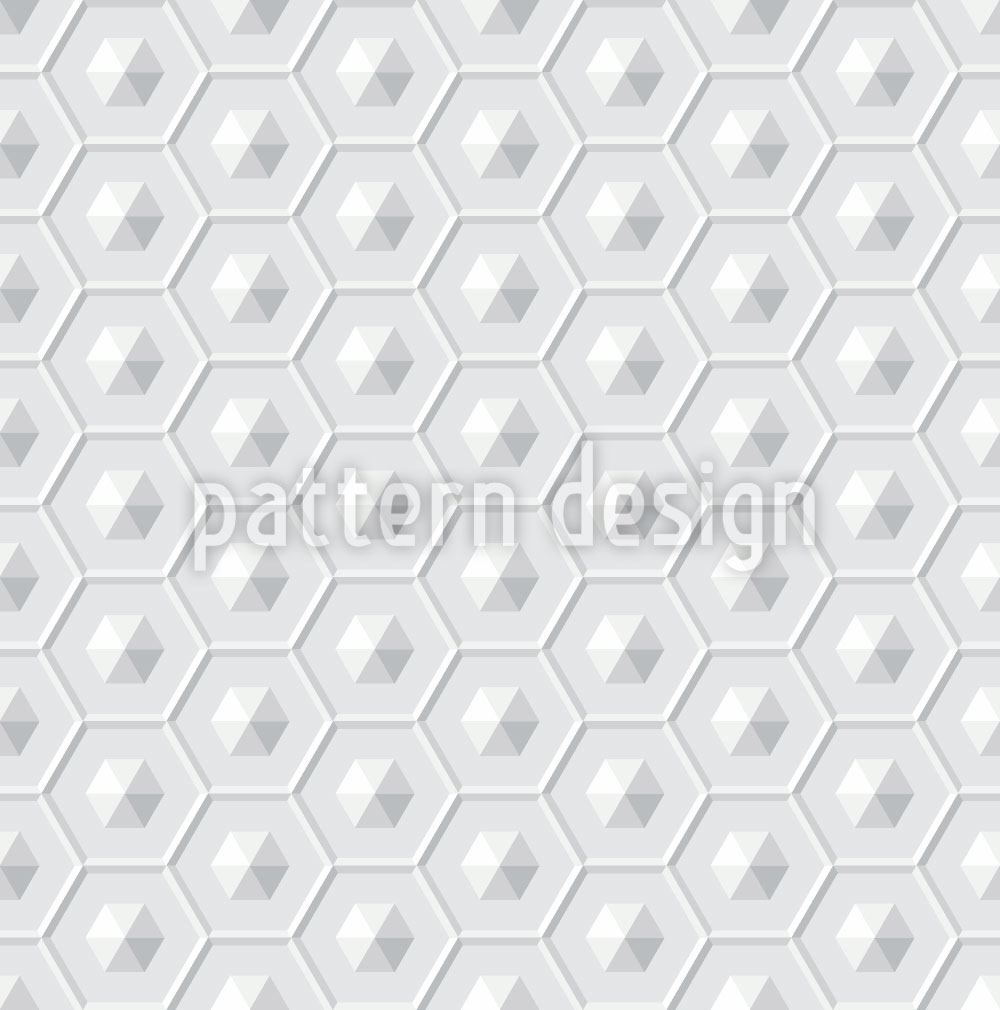 patterned-wallpaper-spaceship-hexagon