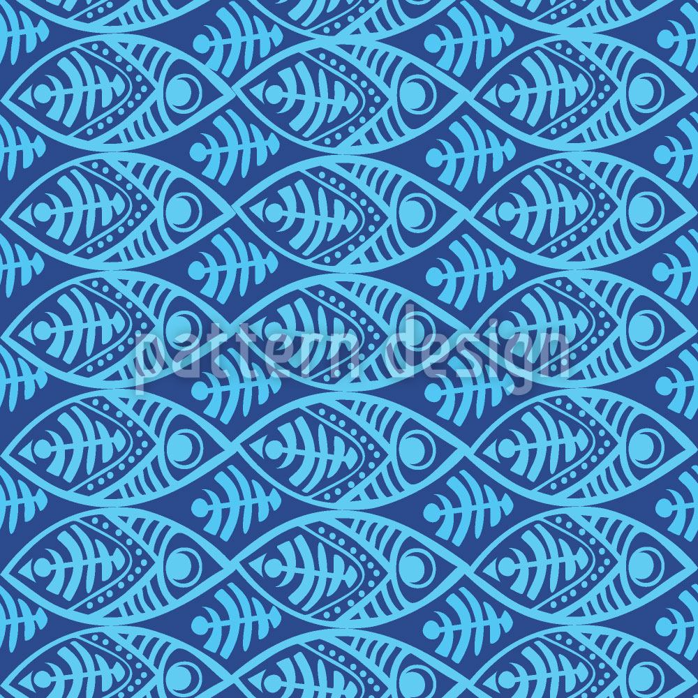 patterned-wallpaper-maori-fish