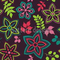 patterned-wallpaper-gorgeous-flower-mix