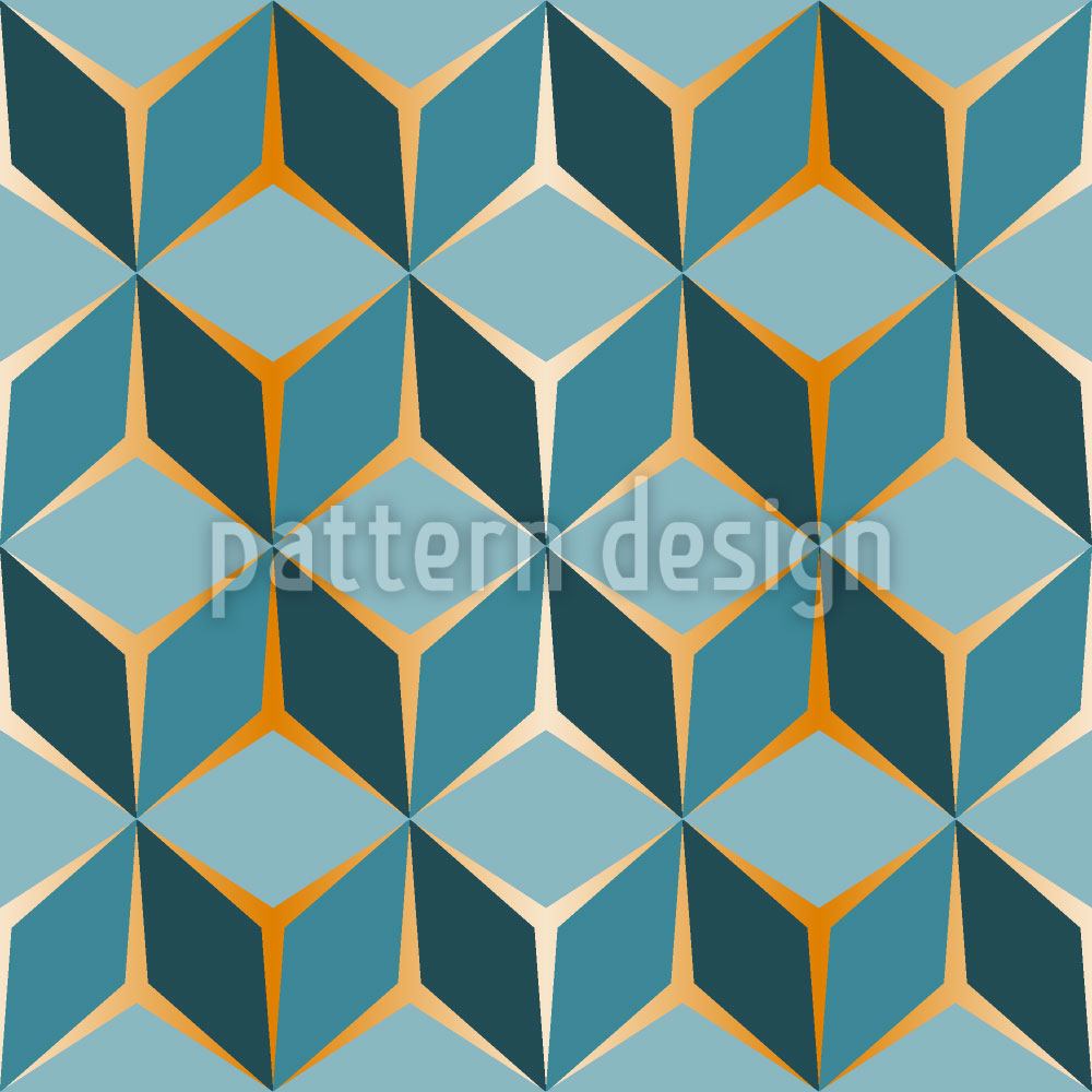 patterned-wallpaper-cube-perspective