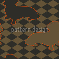 patterned-wallpaper-dachshunds-master-is-check-mate