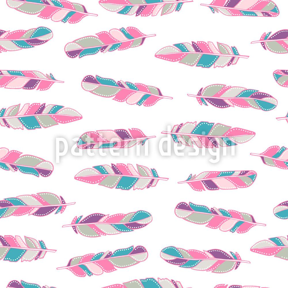 patterned-wallpaper-soft-feathers