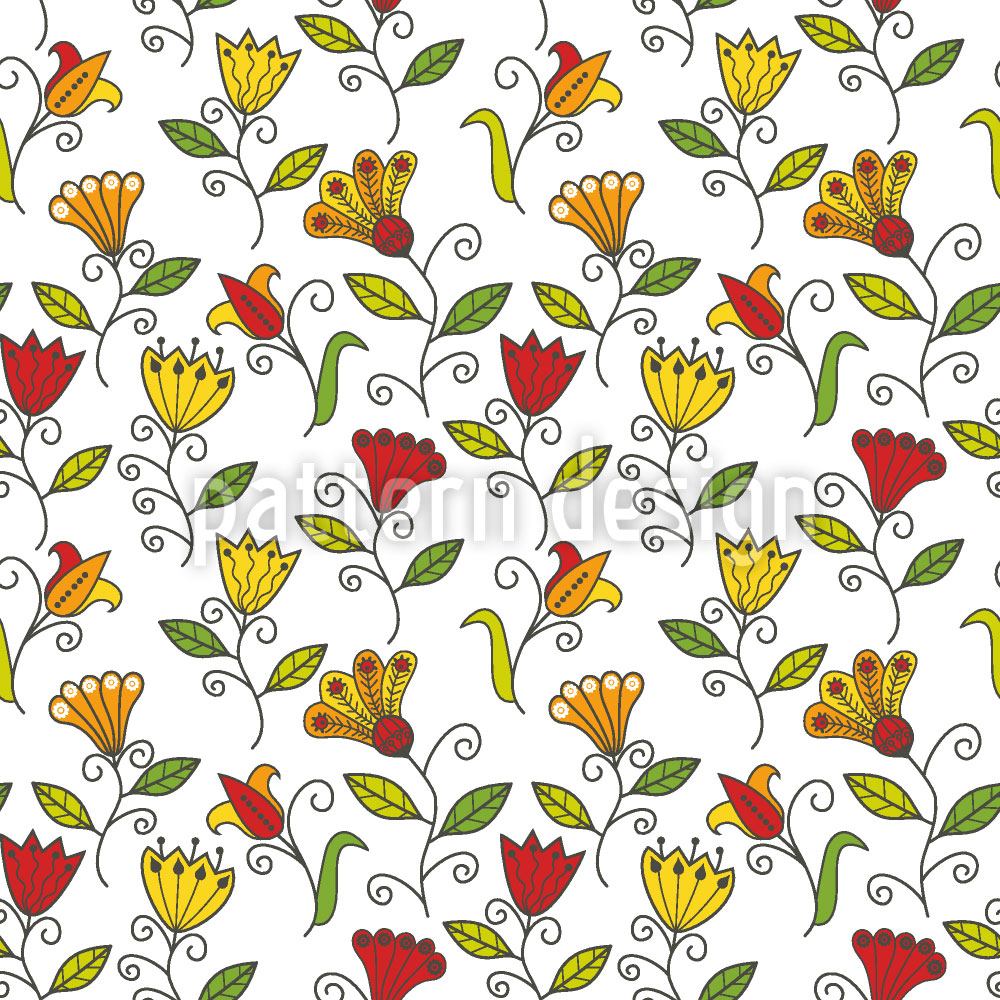 patterned-wallpaper-summer-flower-joy