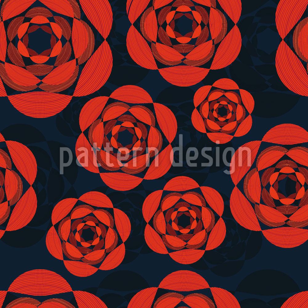 patterned-wallpaper-night-roses