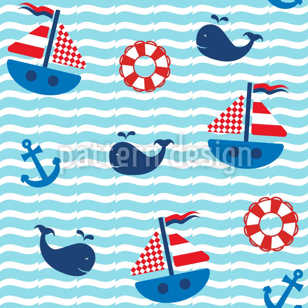 patterned-wallpaper-nautical-parade