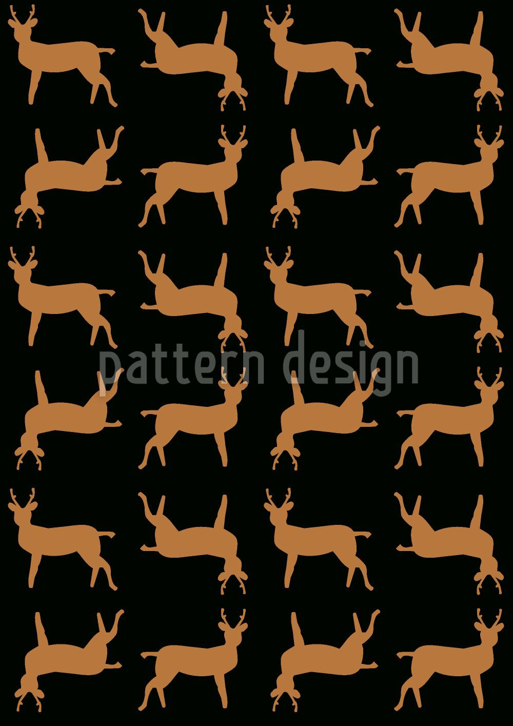 patterned-wallpaper-deer-crossing