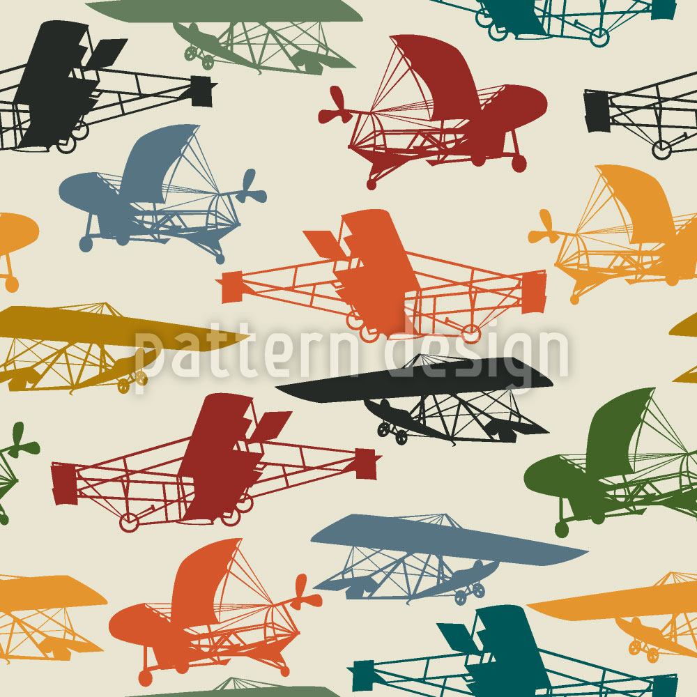 patterned-wallpaper-historical-planes