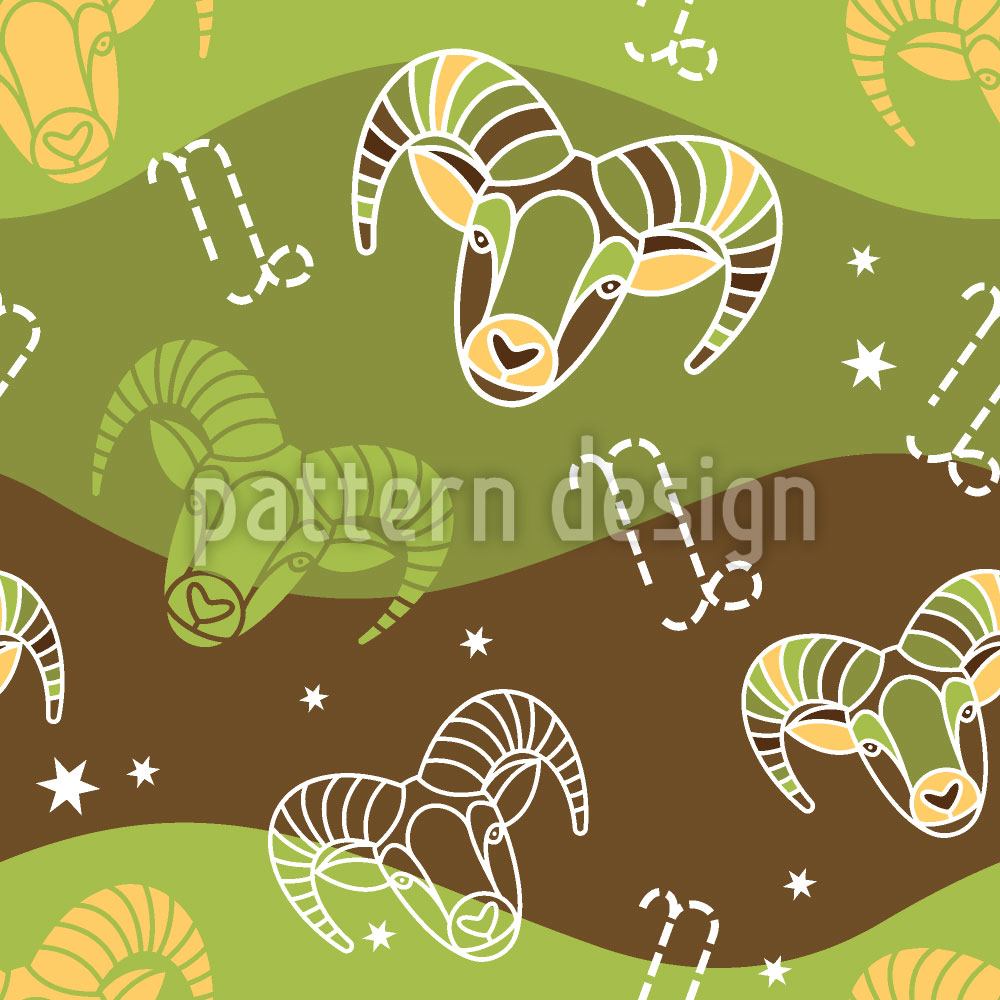 patterned-wallpaper-born-in-capricorn-sign