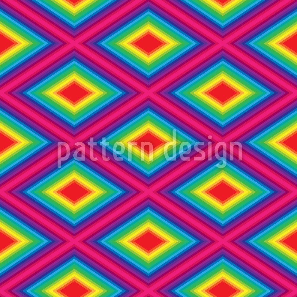 patterned-wallpaper-rainbow-diamonds