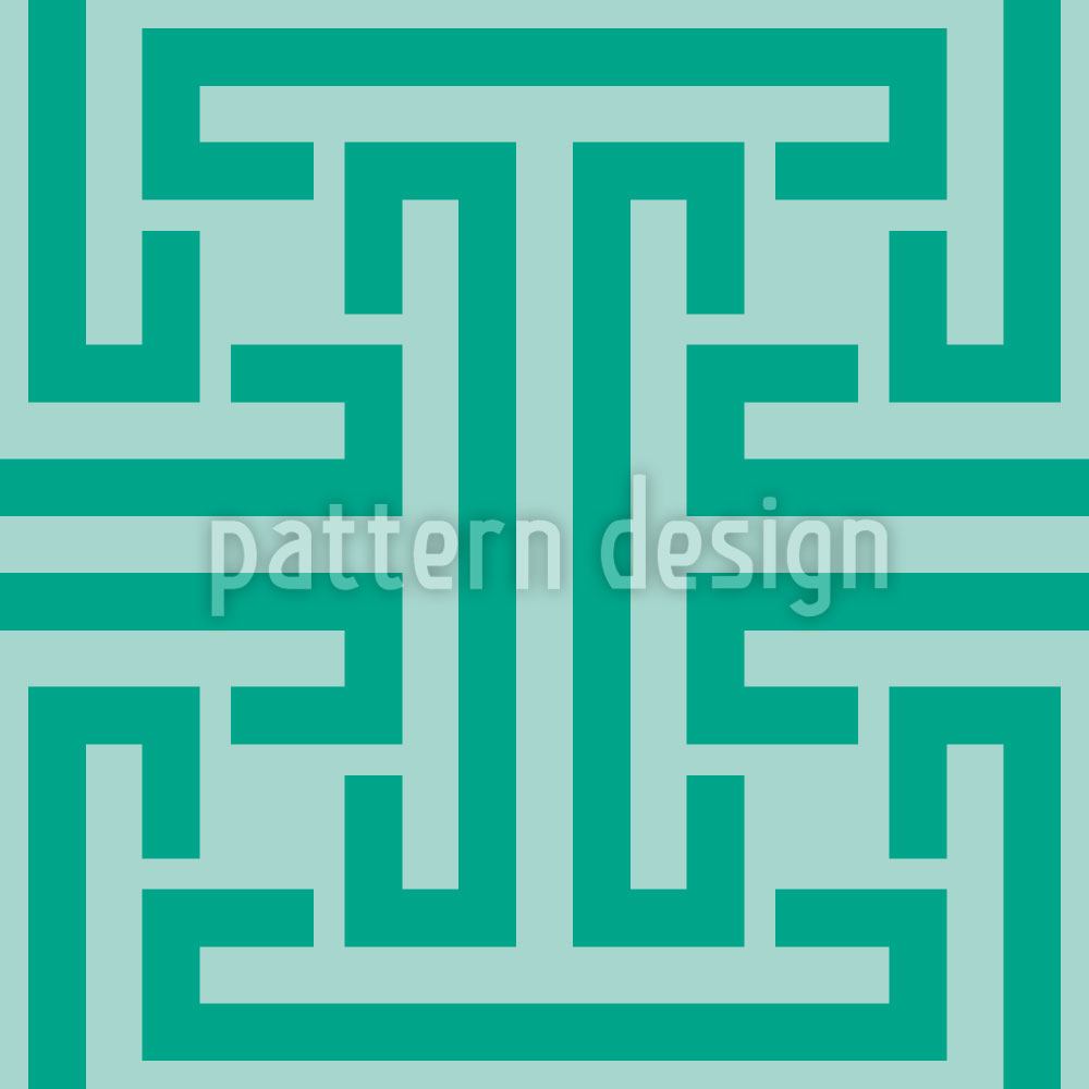 patterned-wallpaper-emerald-labyrinth