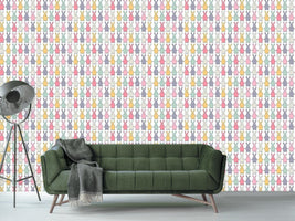 patterned-wallpaper-funny-lucky-bunny