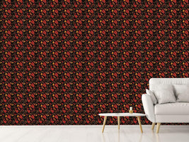 patterned-wallpaper-khokhloma