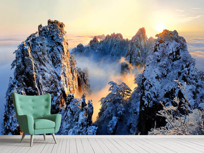 photo-wallpaper-sunrise-at-mt-huang-shan