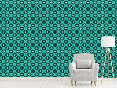 patterned-wallpaper-abstract-blossoms-with-waves