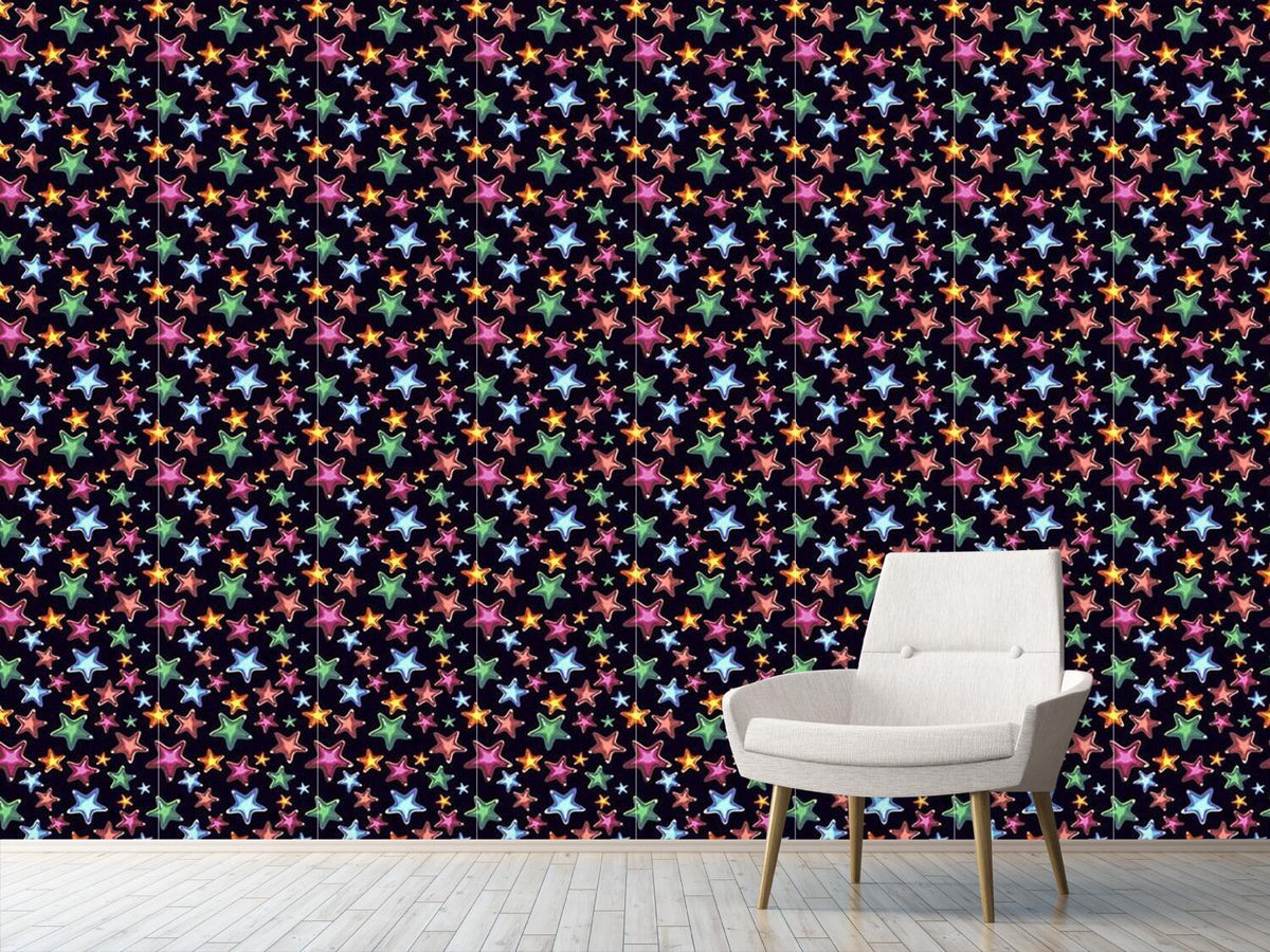 patterned-wallpaper-stars