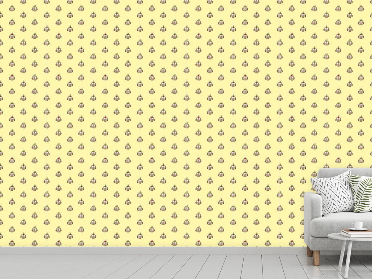 patterned-wallpaper-funny-cartoon-owls