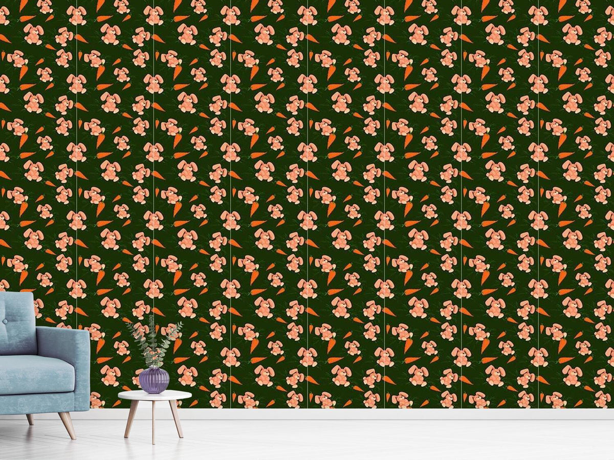 patterned-wallpaper-my-bunny-loves-carrots