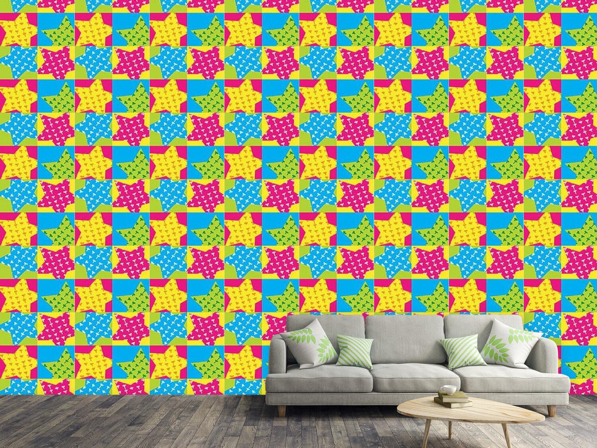 patterned-wallpaper-birthday-stars