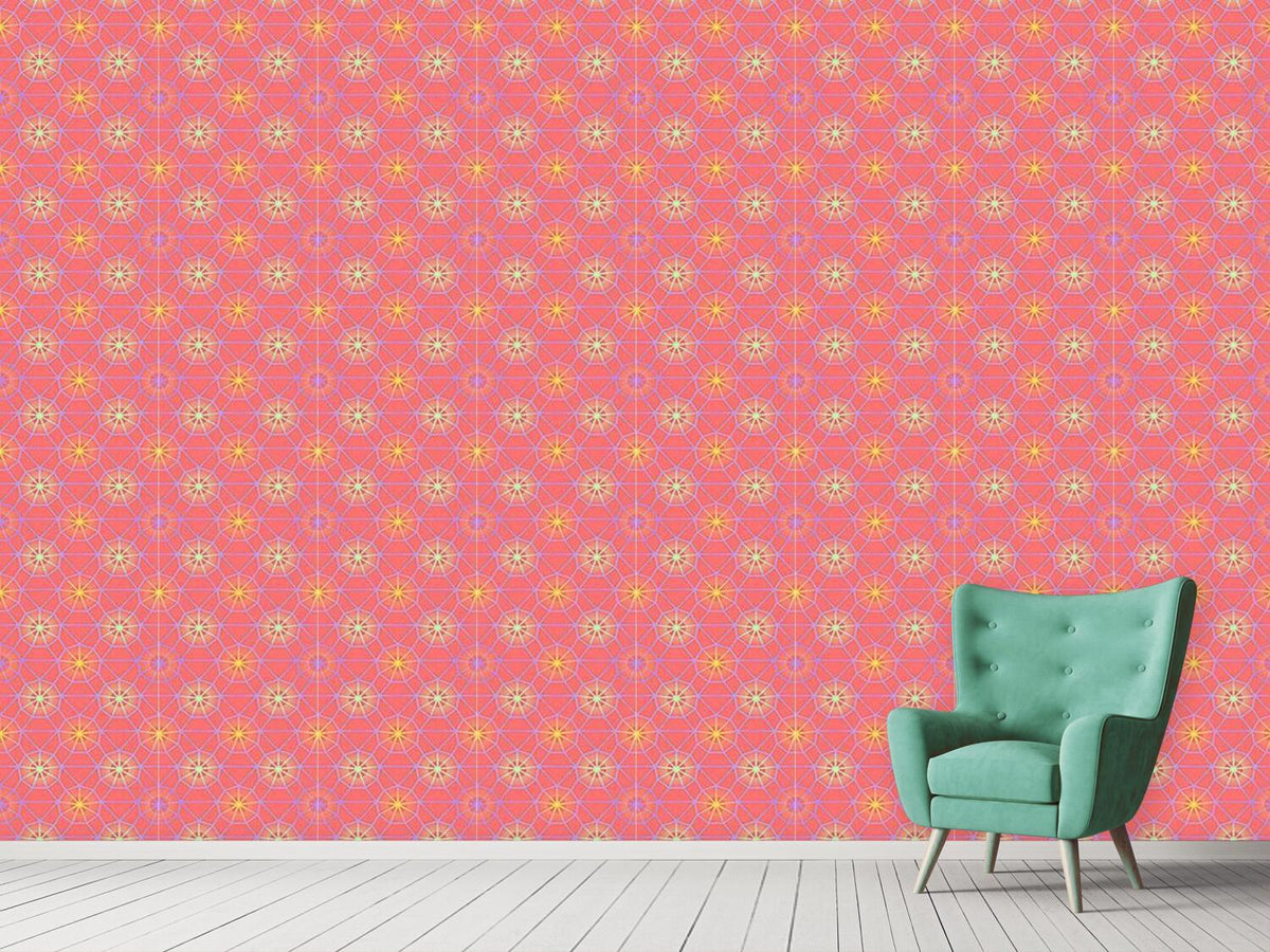 patterned-wallpaper-soft-web-glowing