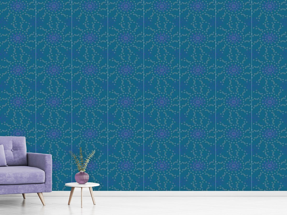 patterned-wallpaper-dotted-flowers