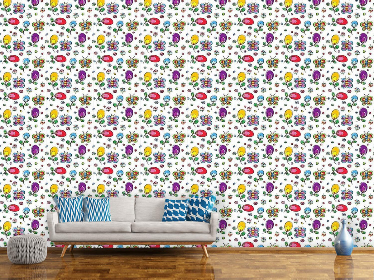 patterned-wallpaper-butterflies-in-floral-bliss