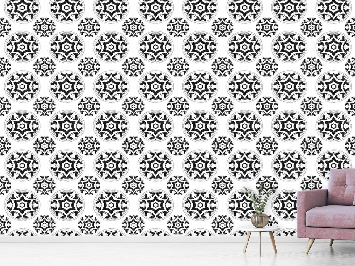 patterned-wallpaper-the-circle-of-the-black-star