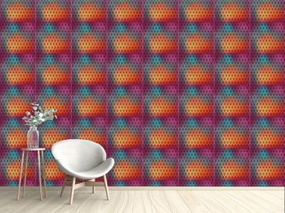 patterned-wallpaper-geometric-light-reflexions