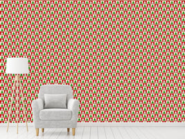 patterned-wallpaper-chess-with-christmas-trees