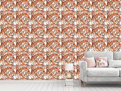 patterned-wallpaper-chameleon-orange