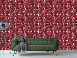 patterned-wallpaper-camouflage-red