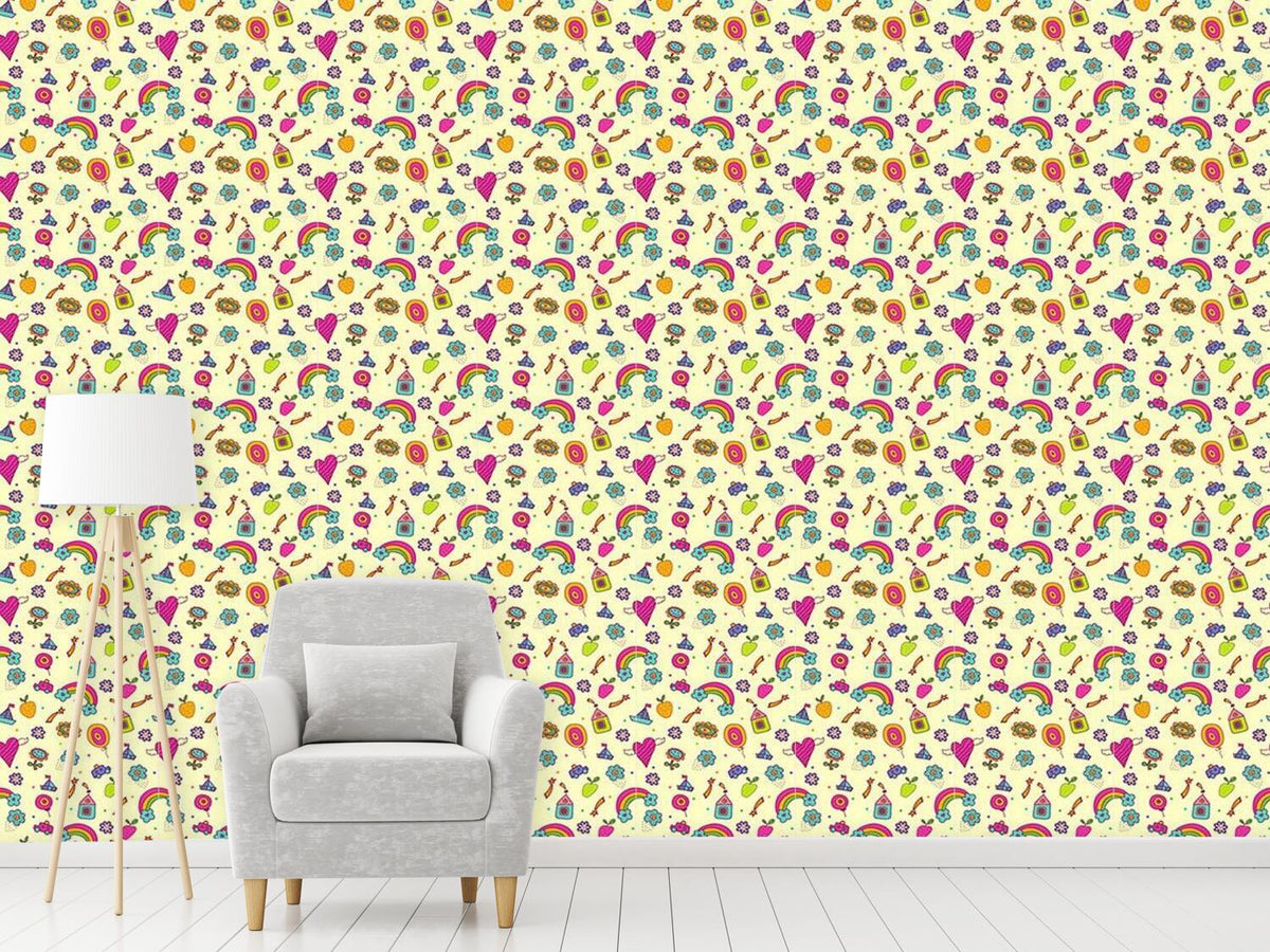 patterned-wallpaper-sweet-nursery-dreams