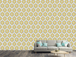 patterned-wallpaper-animal-ikat