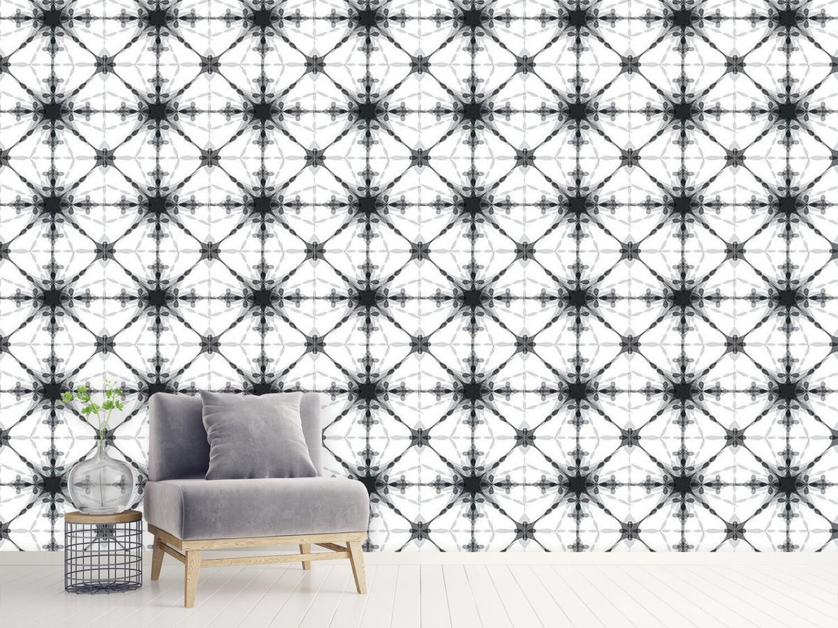 patterned-wallpaper-kaleidoscope-mono