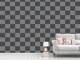 patterned-wallpaper-checkerboard-bows