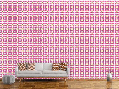 patterned-wallpaper-round-flower