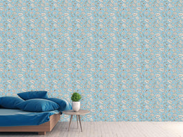 patterned-wallpaper-leafage-light-blue