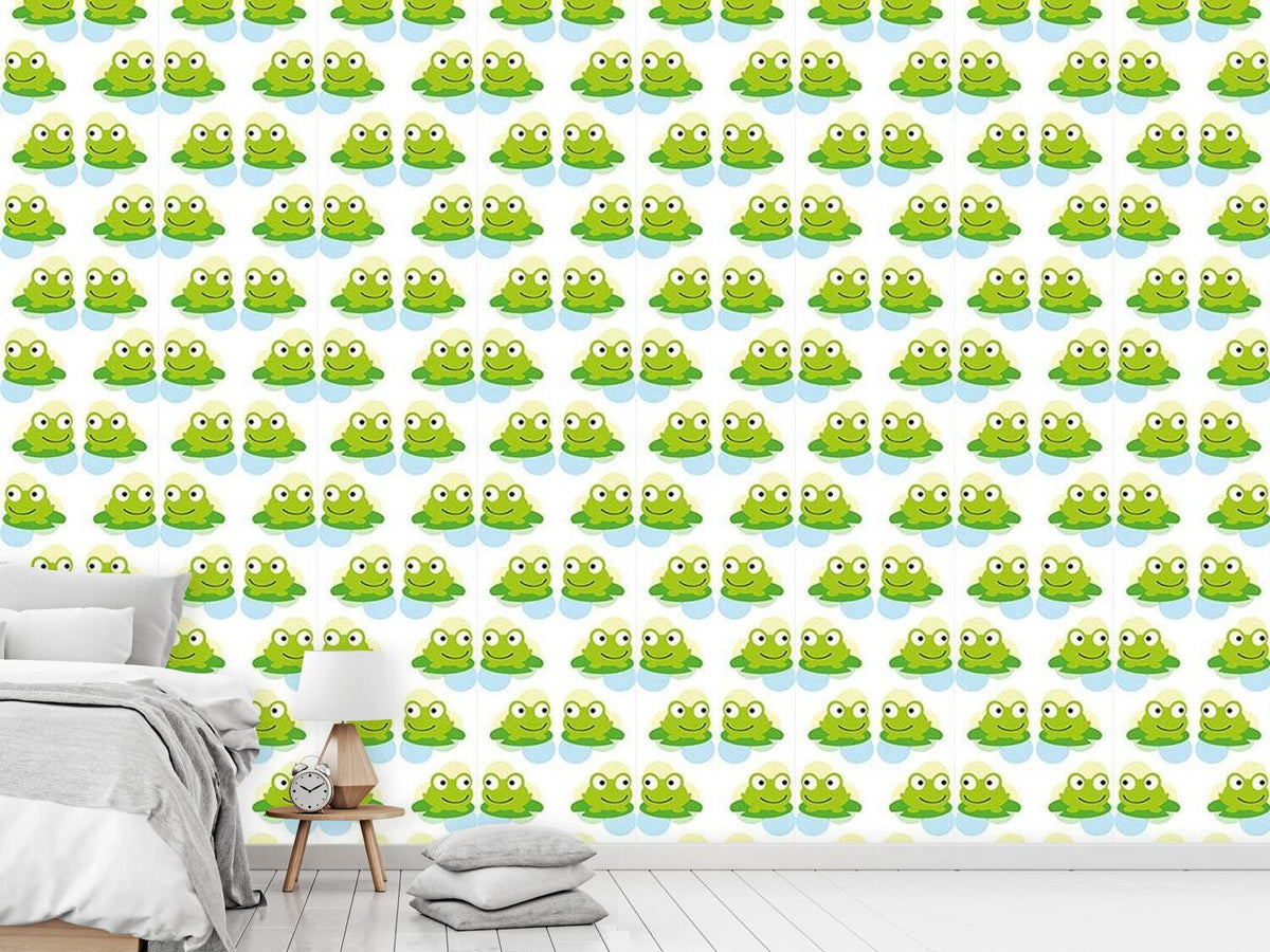 patterned-wallpaper-twin-frogs