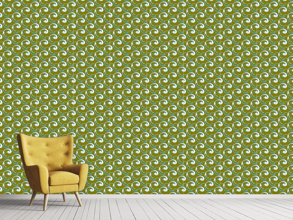 patterned-wallpaper-volutes-waves