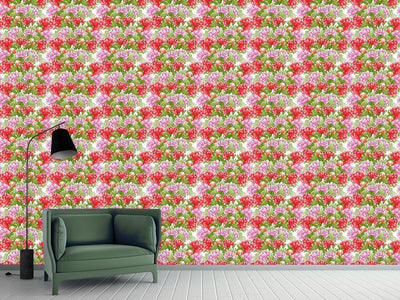 patterned-wallpaper-bouquet-of-peonies